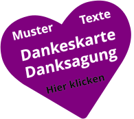 Muster Texte DankeskarteDanksagung Hier klicken